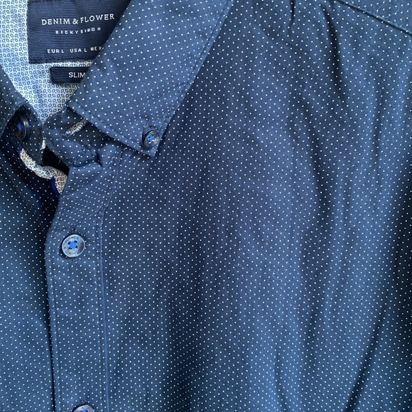 Denim & Flower Ricky Singh Slim Fit Button Shirt - Picture 7 of 9